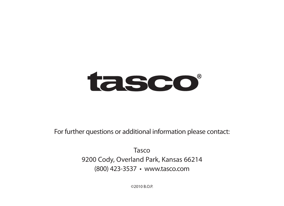 Tasco Digital Trail Camera  119203C User Manual | Page 12 / 12
