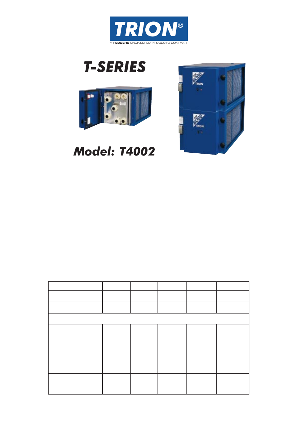 Trion T6002 User Manual | 2 pages