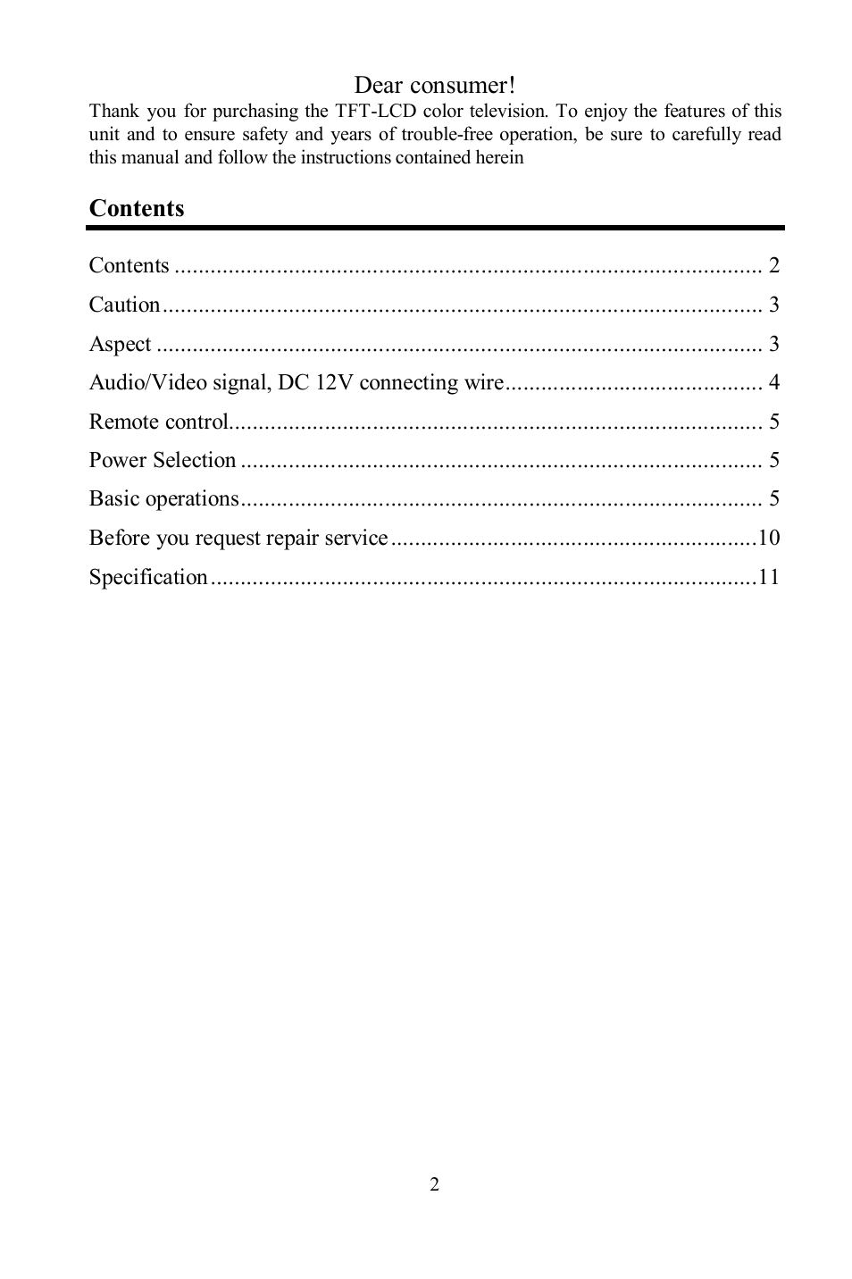 Hyundai H-LCD701 User Manual | Page 2 / 22