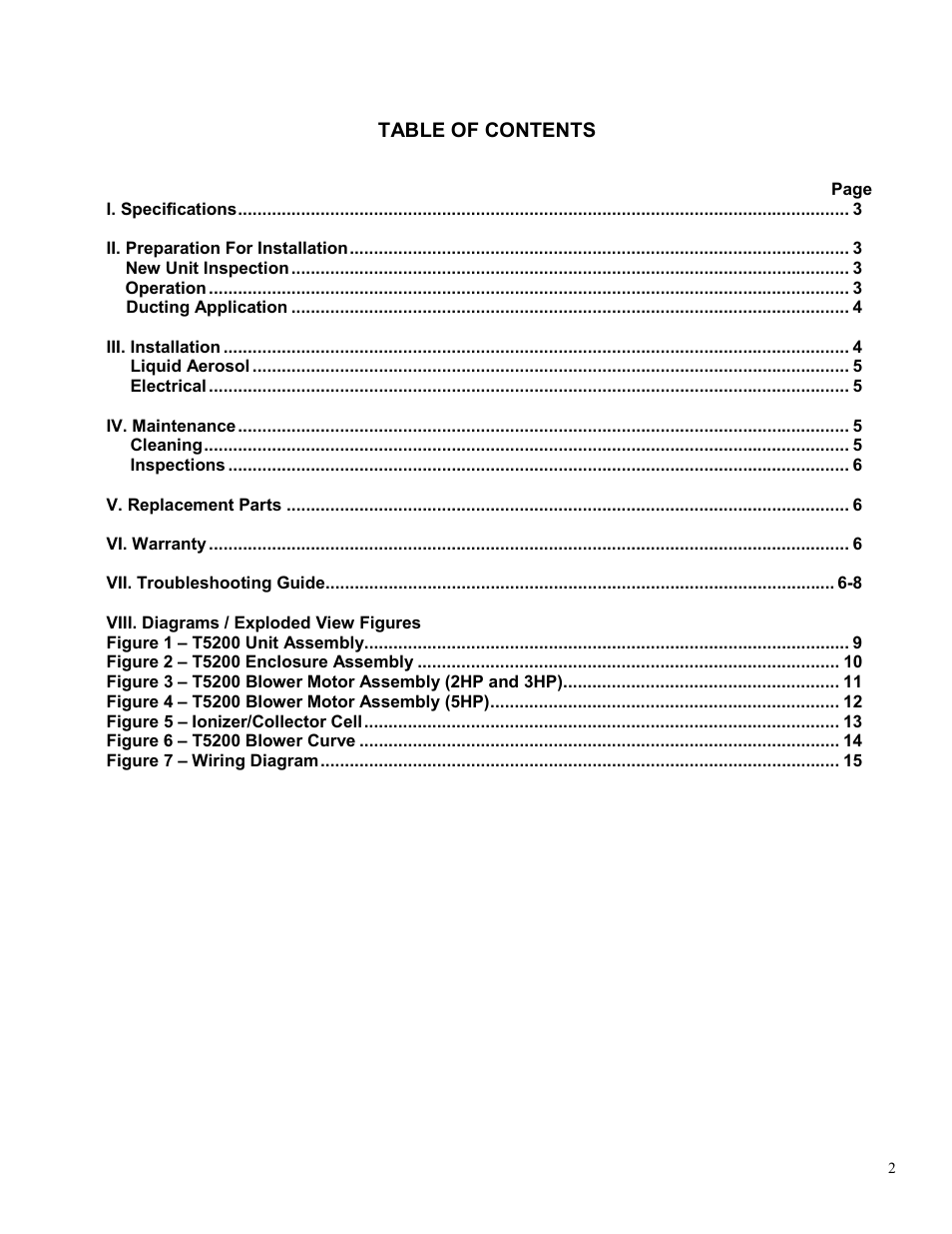 Trion T5200 User Manual | Page 2 / 15