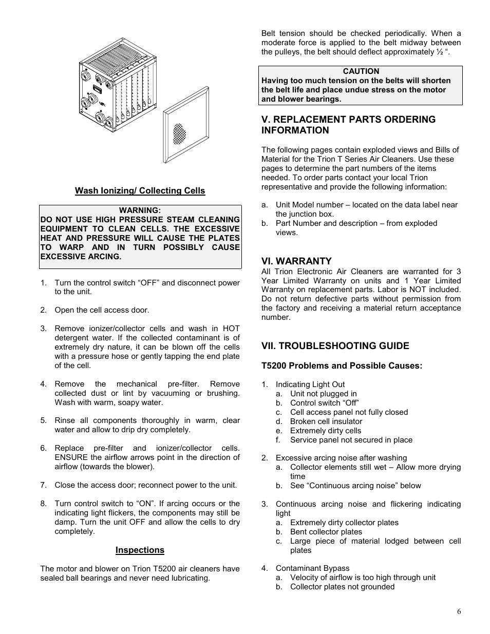 Trion T5200 User Manual | Page 6 / 15