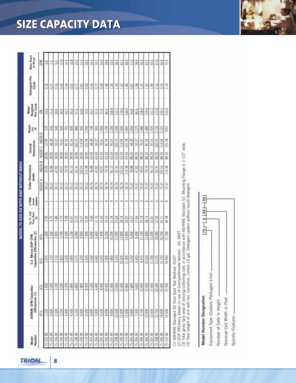 Model selection guidelines | Trion Air Boss 75 User Manual | Page 10 / 14