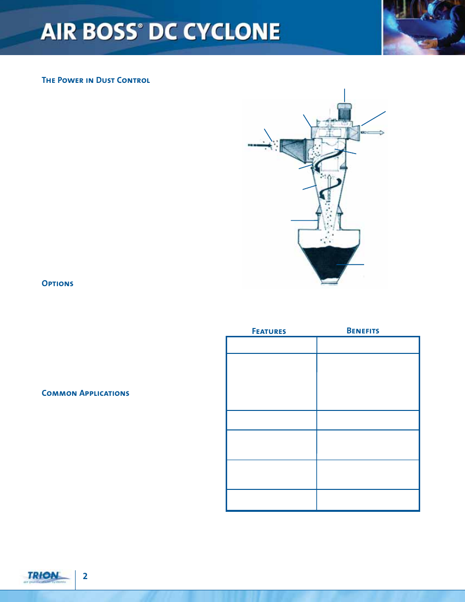 Trion Air Boss DC Cyclone User Manual | Page 2 / 4