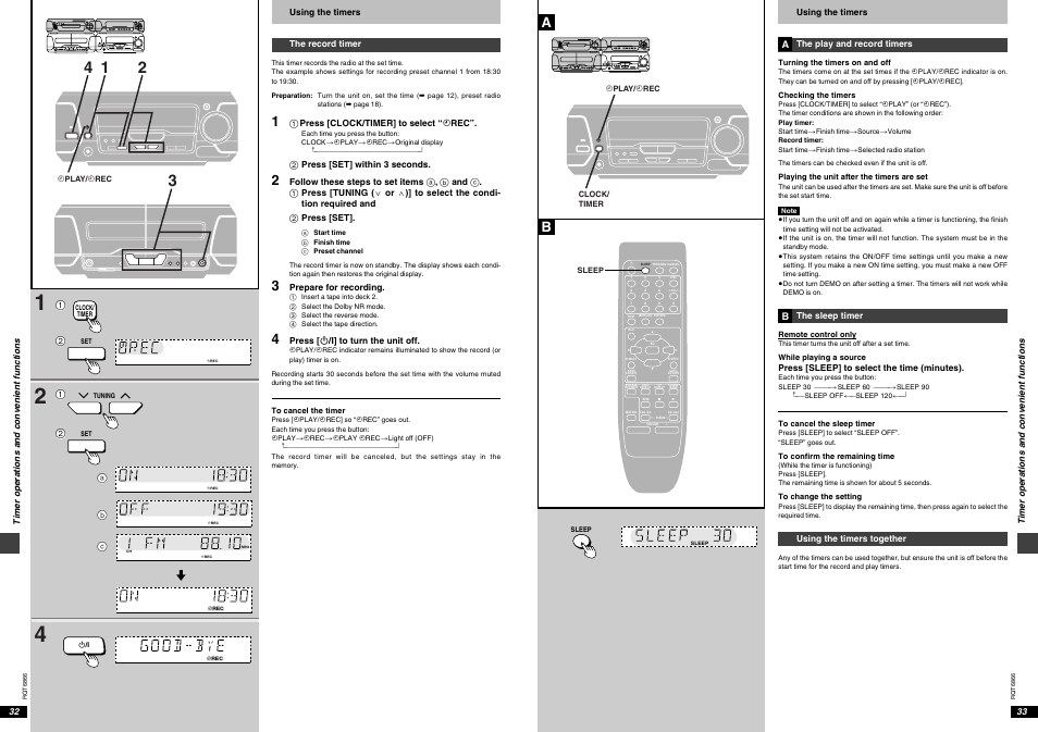 Technics SC-EH790 User Manual | Page 17 / 21