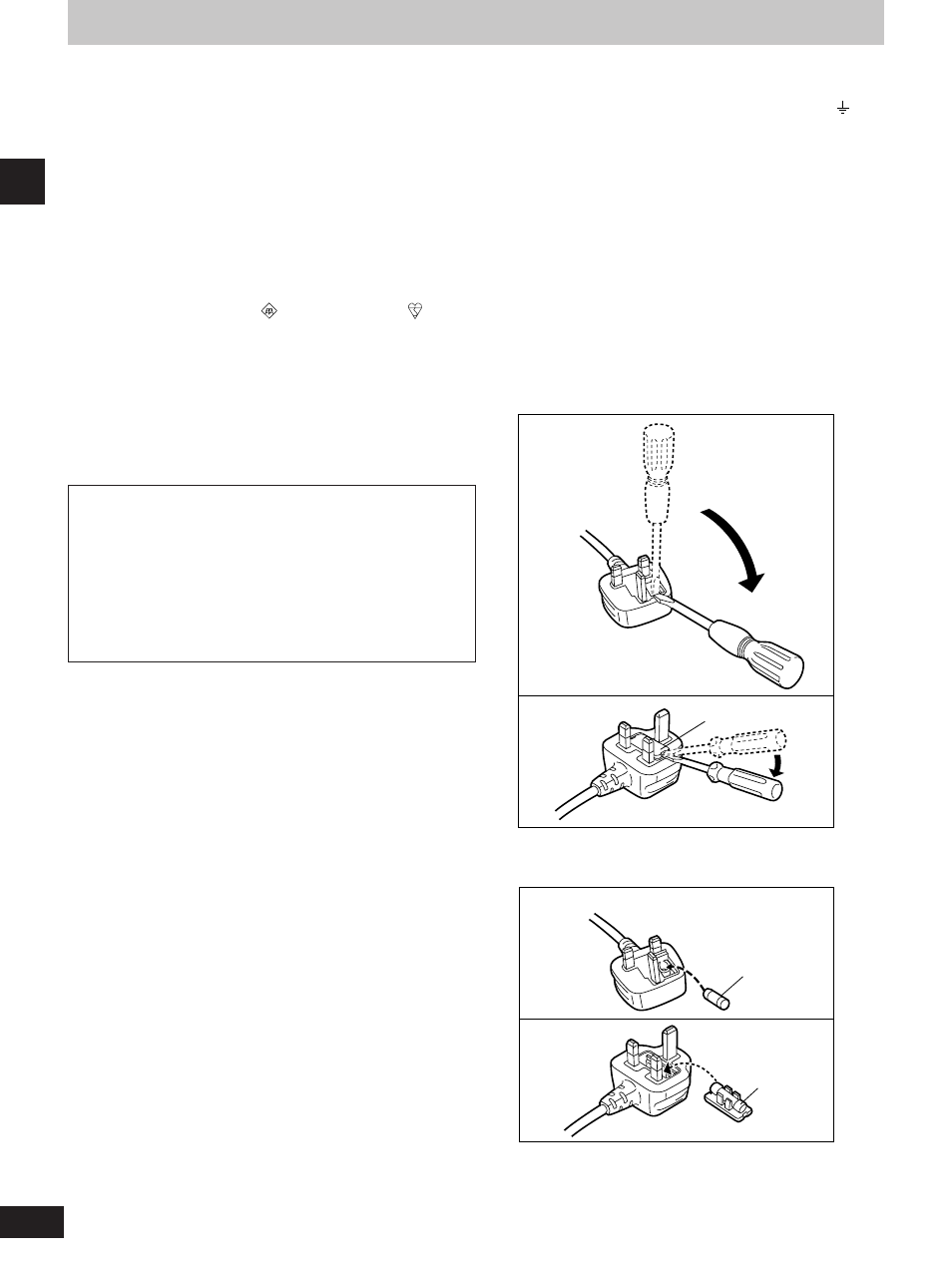 For united kingdom), Caution for ac mains lead | Technics SC-HD310 User Manual | Page 4 / 28
