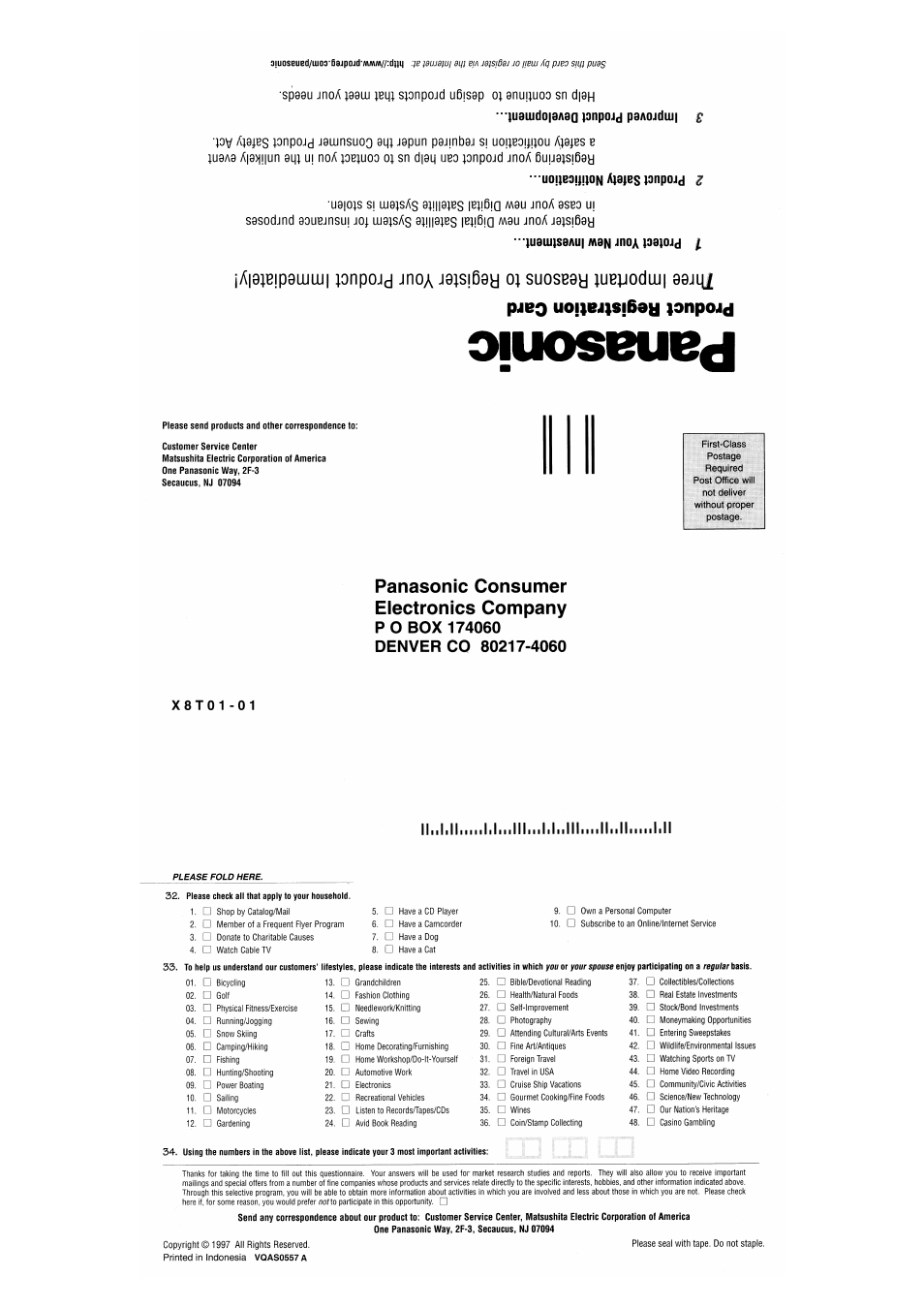 Technics PV-D4754S User Manual | Page 74 / 79