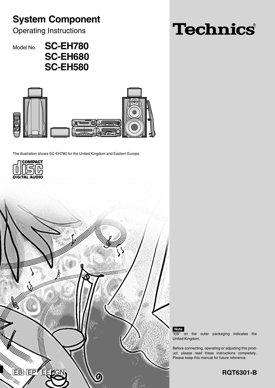 Technics SC-EH680 User Manual | 40 pages