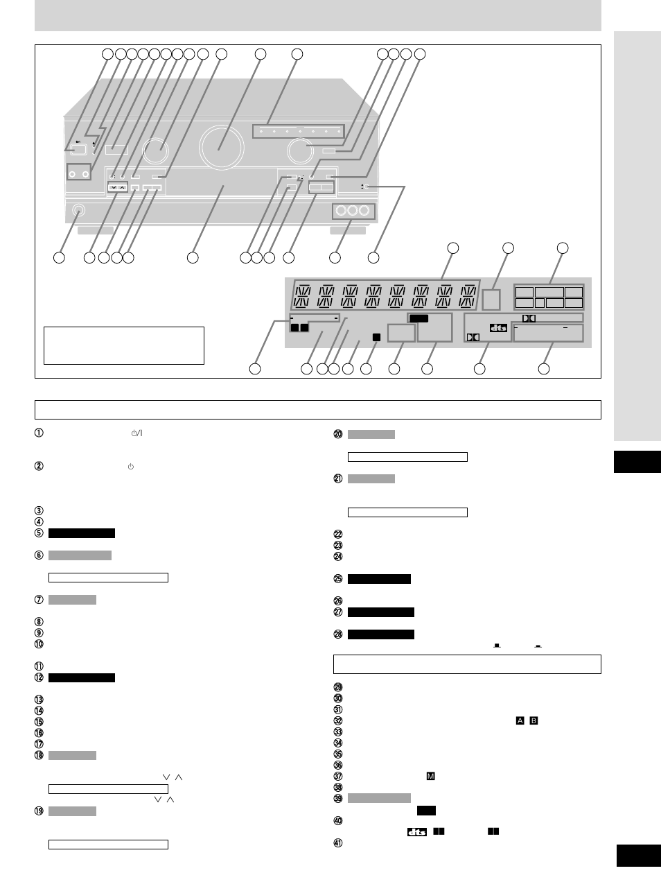 Bef ore use, Control reference guide | Technics SA-DX1050 User Manual | Page 5 / 32