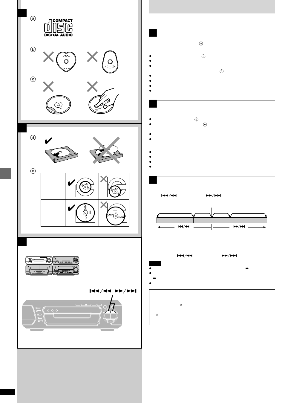 Ca b | Technics SC-EH680  EN User Manual | Page 14 / 40