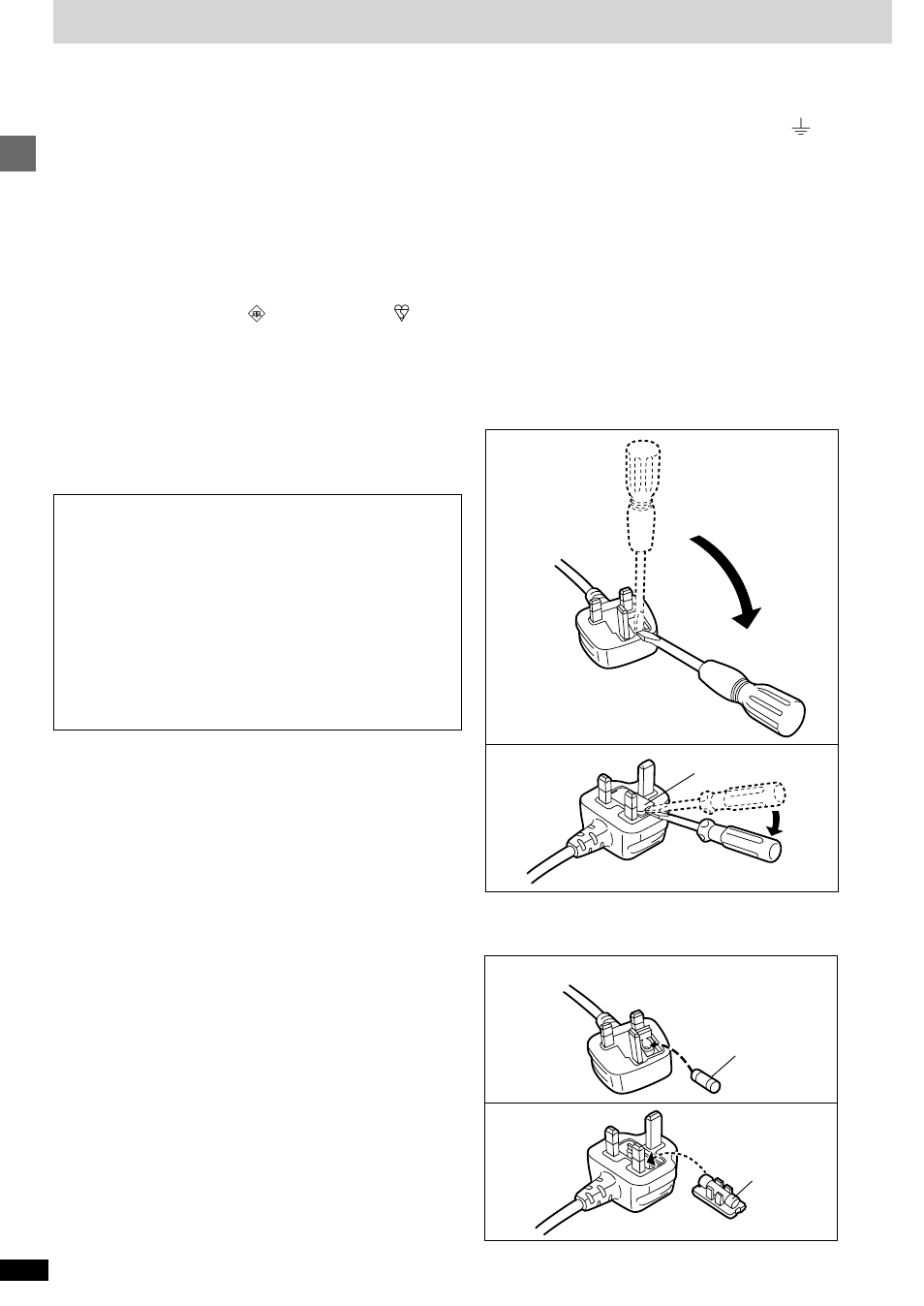 For united kingdom), Before use, How to replace the fuse | Caution | Technics SC-EH680  EN User Manual | Page 4 / 40