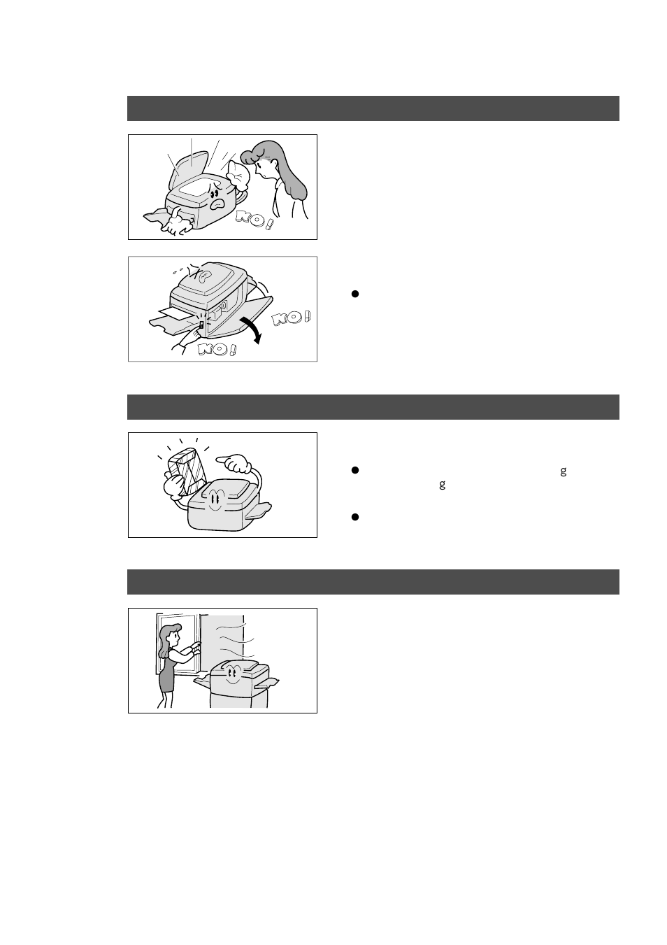 Precautions handling, Toner and paper, Ventilation | Technics DP-1810P User Manual | Page 8 / 54