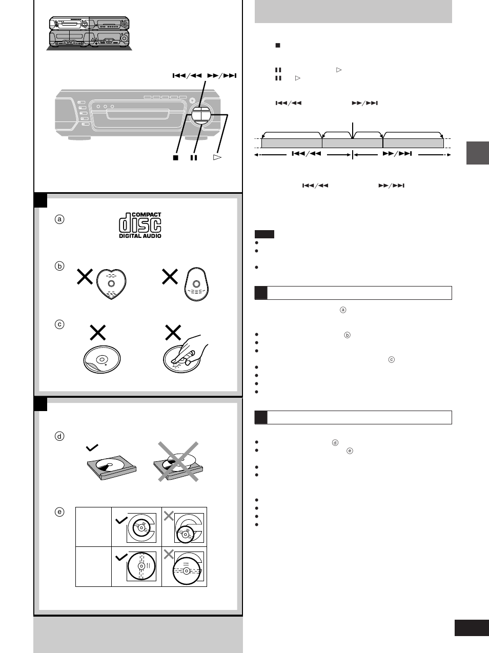 Ab c d e | Technics SC-EH760 User Manual | Page 13 / 44