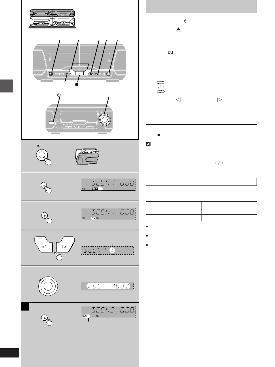 Cassette tapes | Technics SC-EH760 User Manual | Page 18 / 44