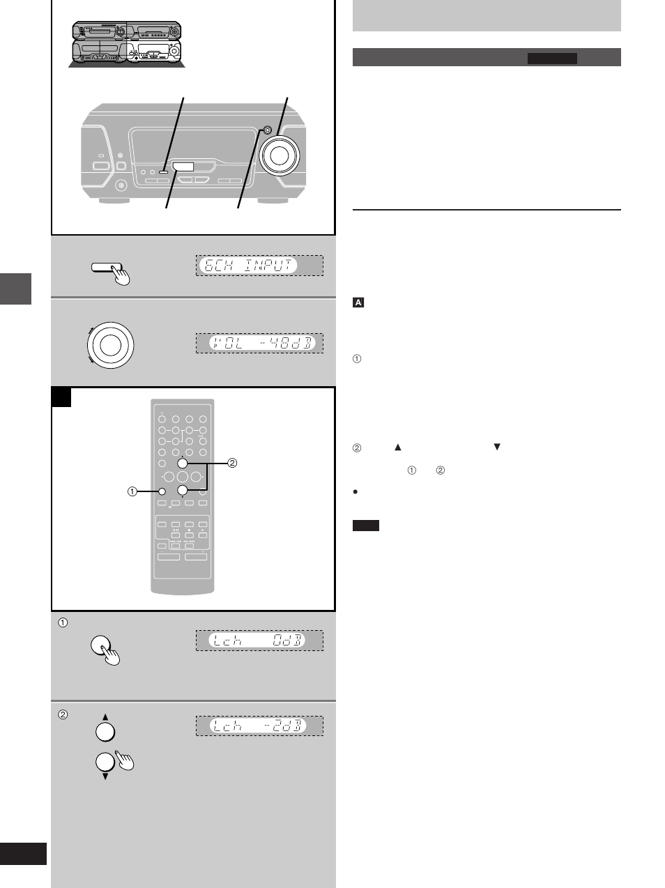6ch discrete input [sc-eh760, 6ch discrete input, Press [6ch discrete input | Adjust the volume, Changing sound field and quality, Enjoying surround sound, Preparation, If you have connected a subwoofer, A] speaker level adjustments, Input selector digital s.woofer | Technics SC-EH760 User Manual | Page 24 / 44