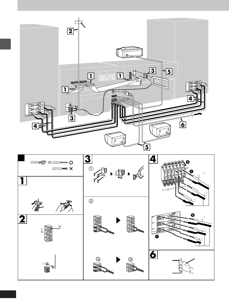 Basic connections | Technics SC-EH760 User Manual | Page 6 / 44