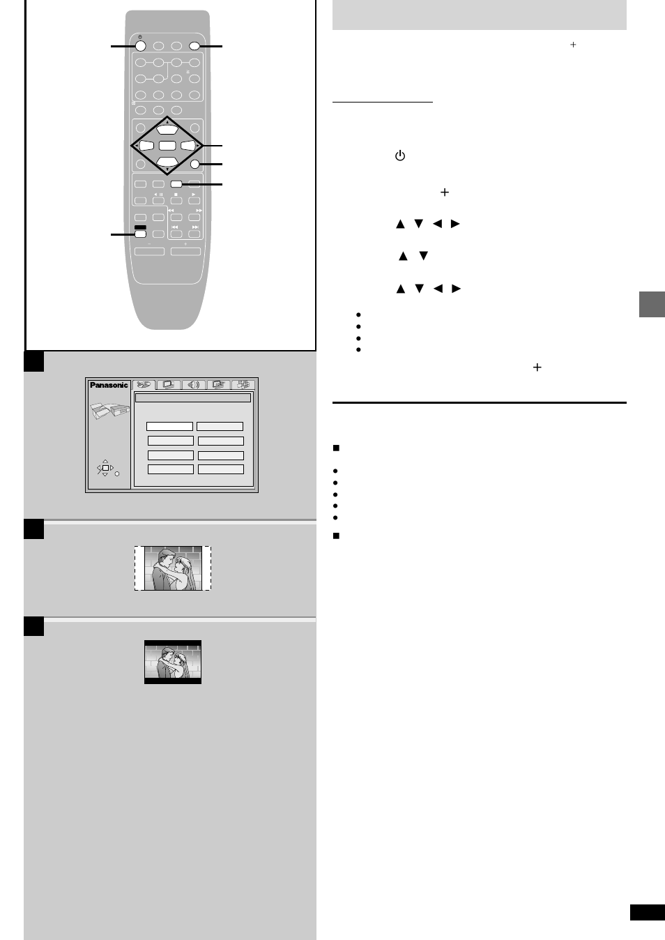Bc a, Quick setup, Control guide and preparatory steps | Return, Press [ ¦ ] to turn on the unit, Press [dvd] to select “dvd | Technics SC-DV290 User Manual | Page 13 / 52