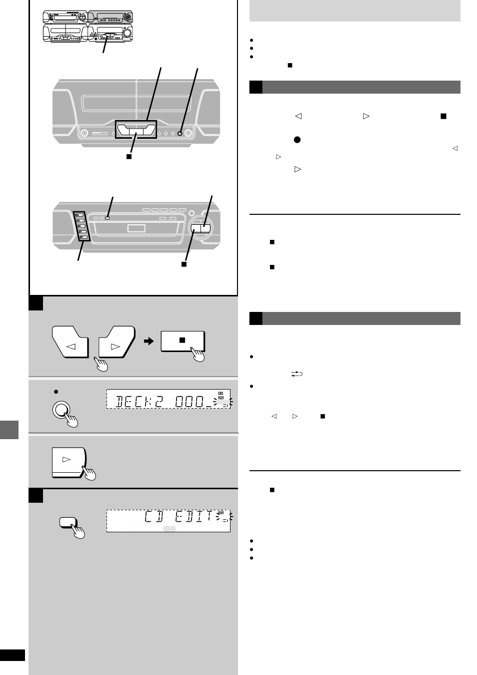 Recording discs | Technics SC-DV290 User Manual | Page 36 / 52