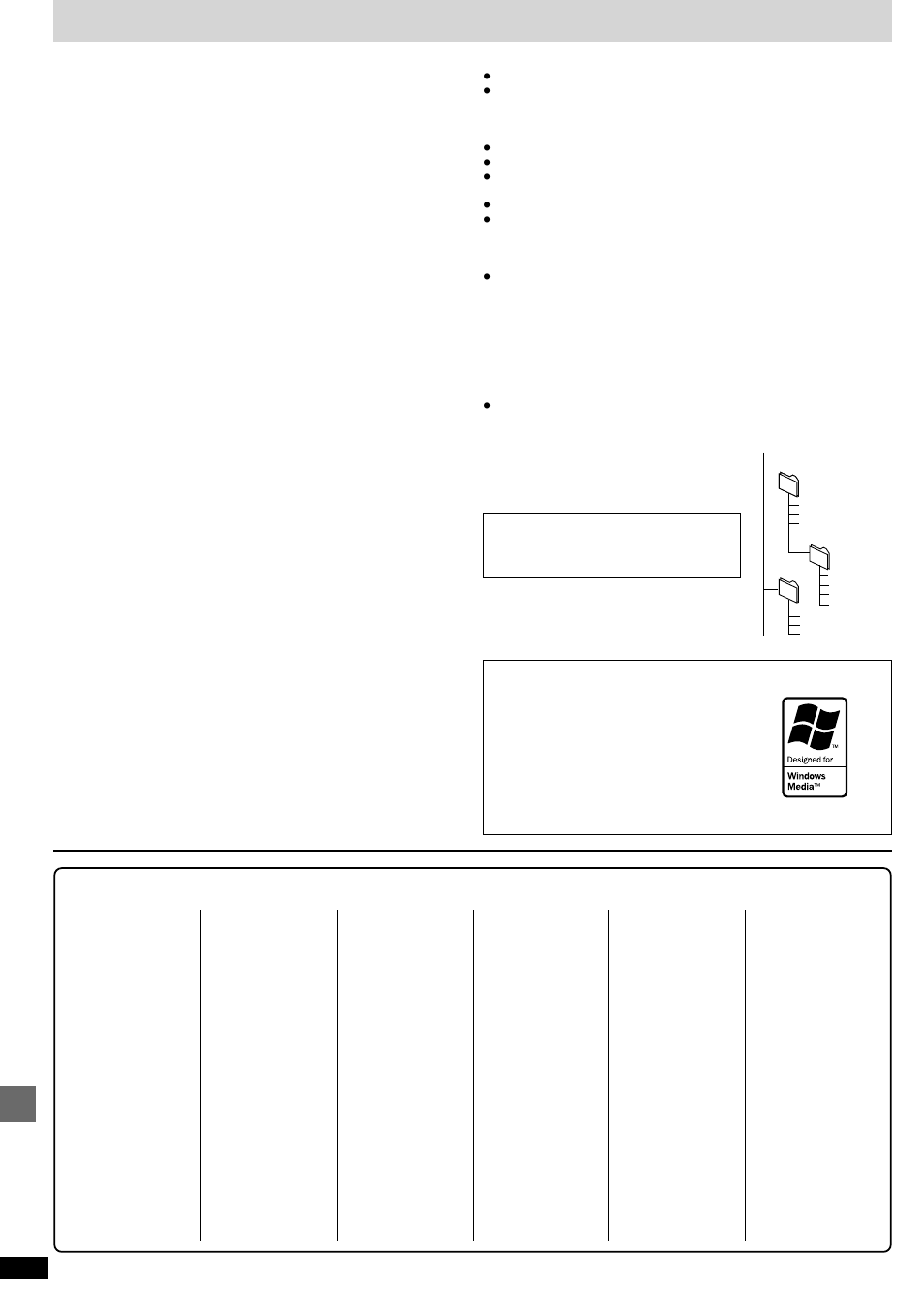 Glossary, Reference language code list | Technics SC-DV290 User Manual | Page 48 / 52