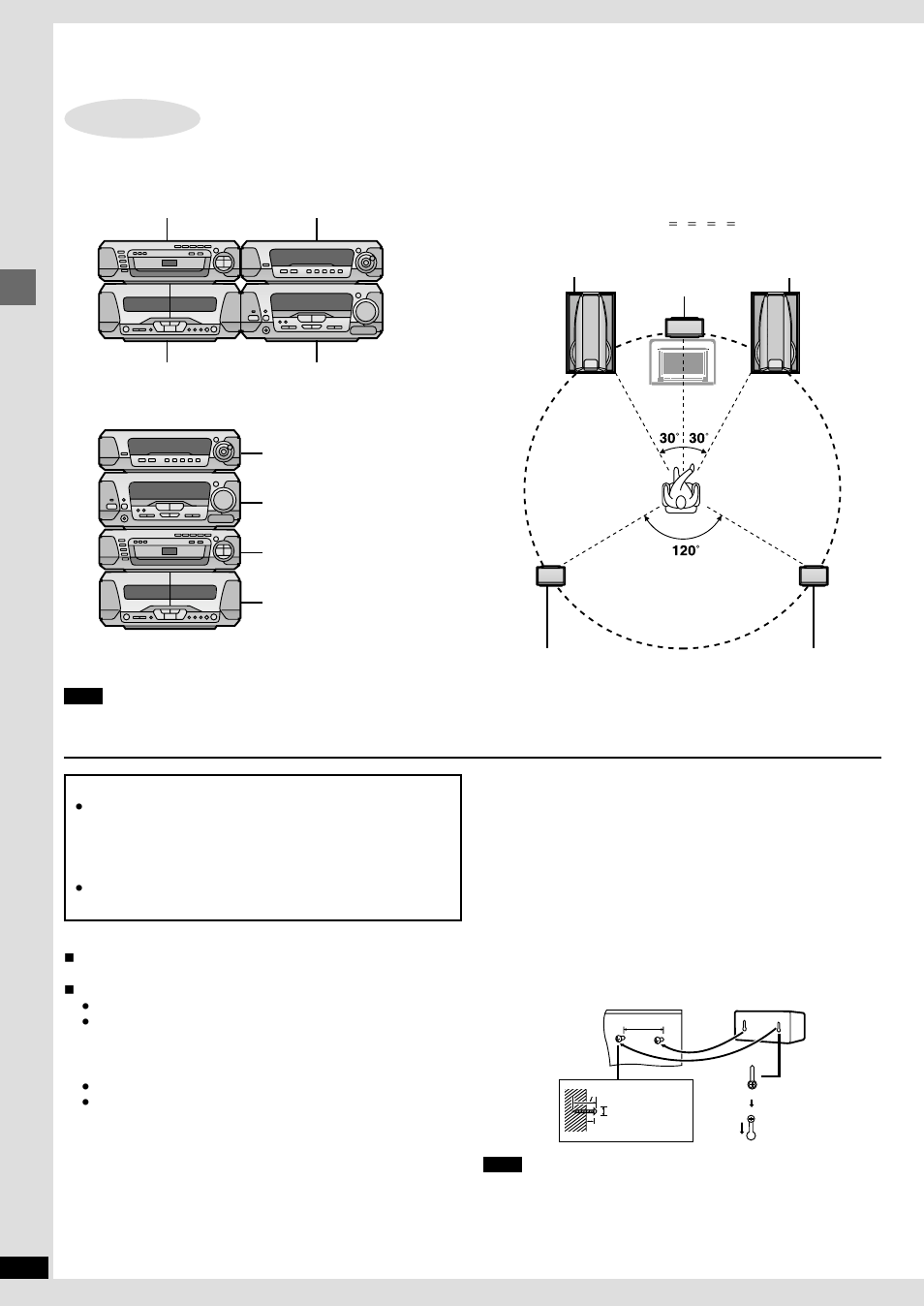 Simple setup, Step, Locating | Components | Technics SC-DV290 User Manual | Page 6 / 52