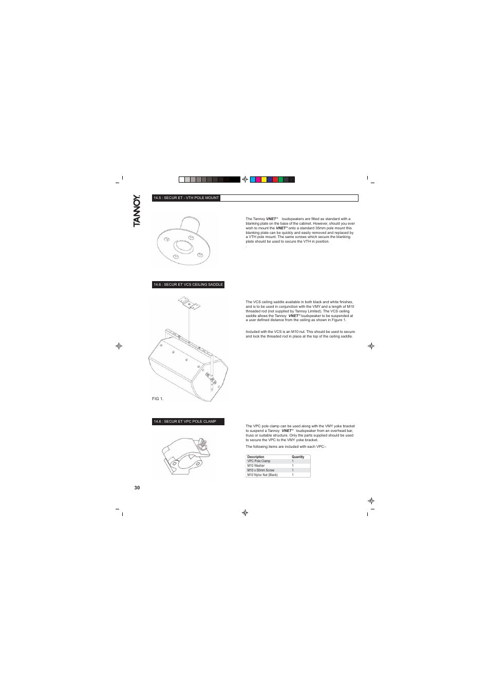 Tannoy VNET 300 User Manual | Page 30 / 36