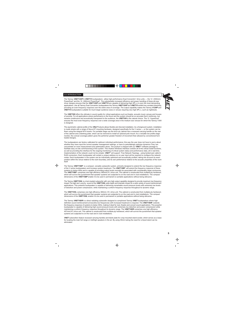 Tannoy VNET 300 User Manual | Page 5 / 36