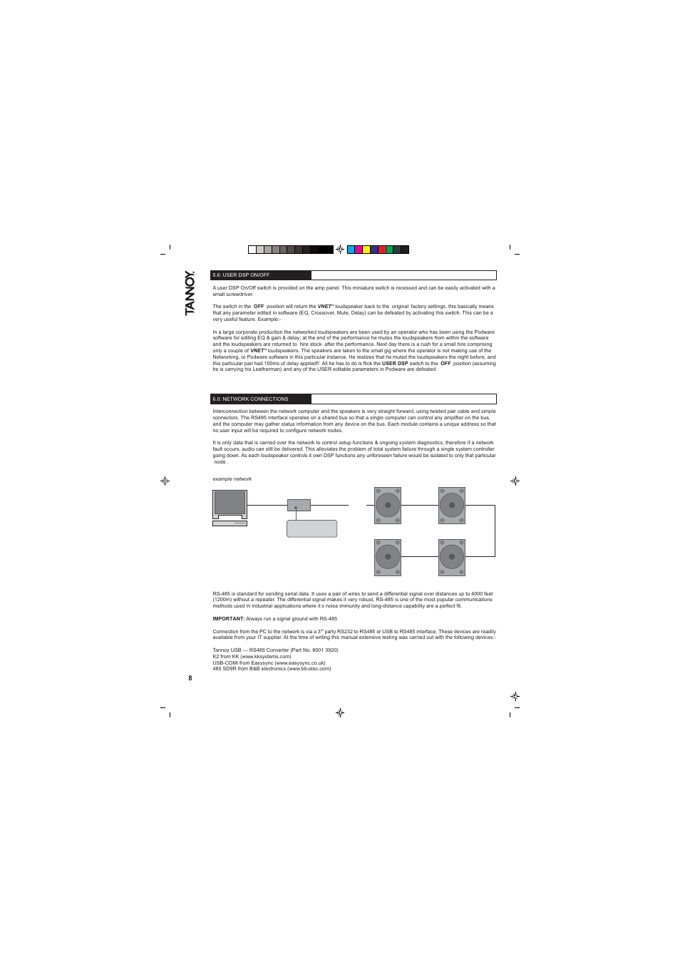 Tannoy VNET 300 User Manual | Page 8 / 36