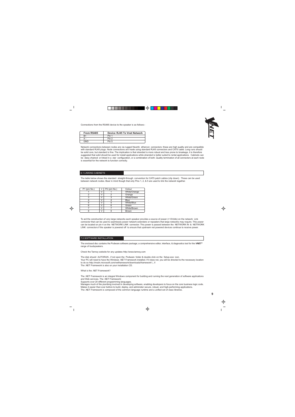 Tannoy VNET 300 User Manual | Page 9 / 36