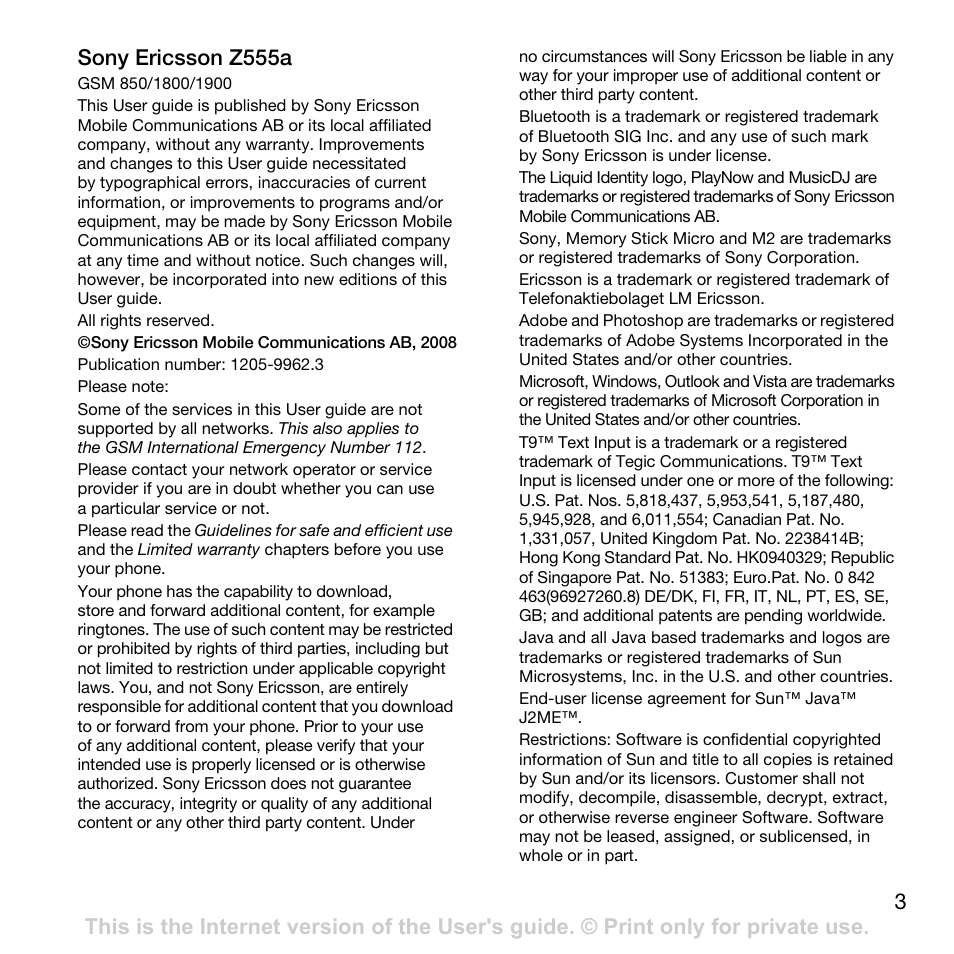 Tannoy Z555A User Manual | Page 5 / 78