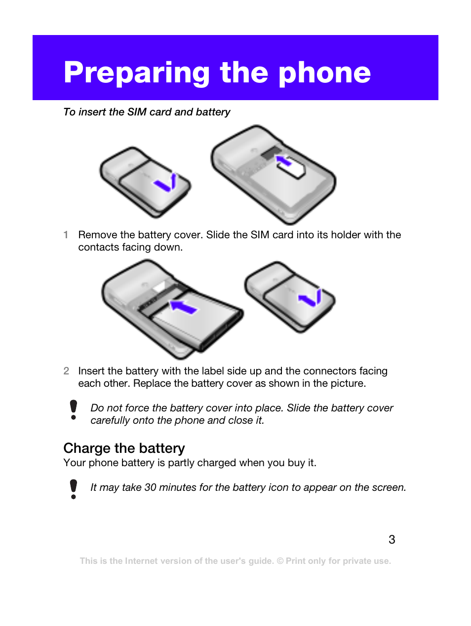 Preparing the phone | Tannoy T303C User Manual | Page 3 / 42