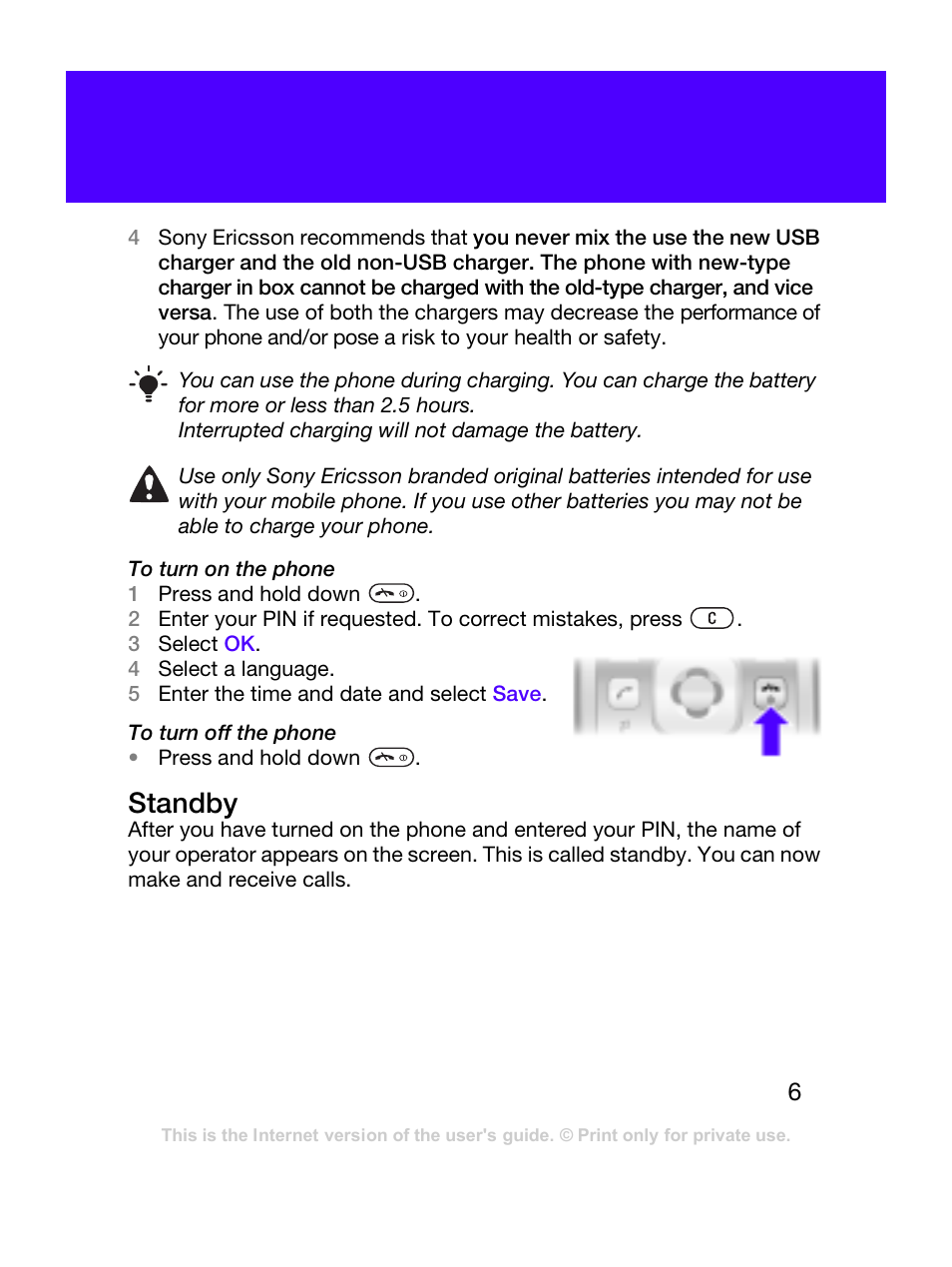 Standby | Tannoy T303C User Manual | Page 6 / 42