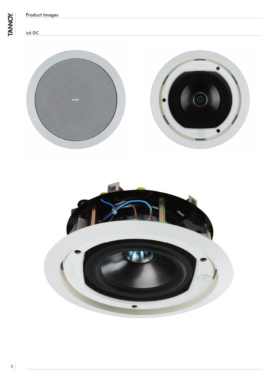 Tannoy Dual ic6 DC User Manual | Page 6 / 8