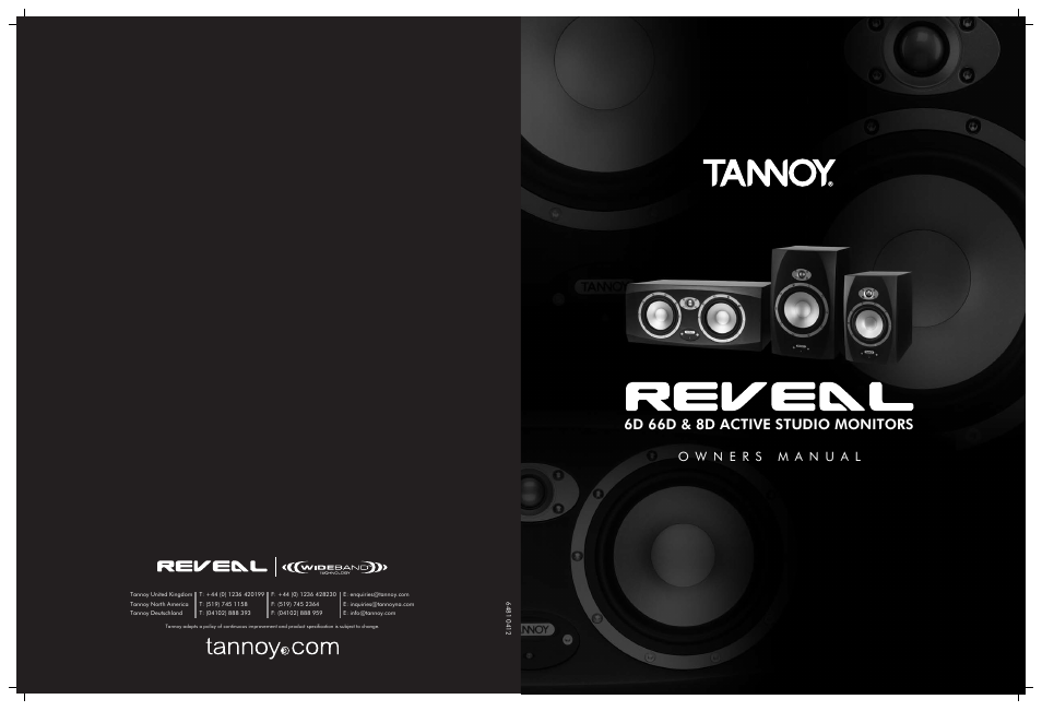 Tannoy 66D User Manual | 12 pages