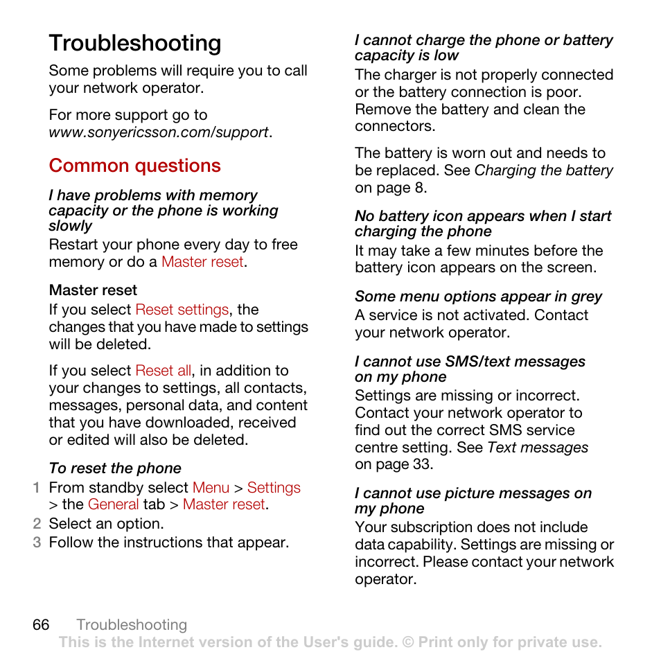 Troubleshooting, Common questions | Tannoy C702 User Manual | Page 68 / 86