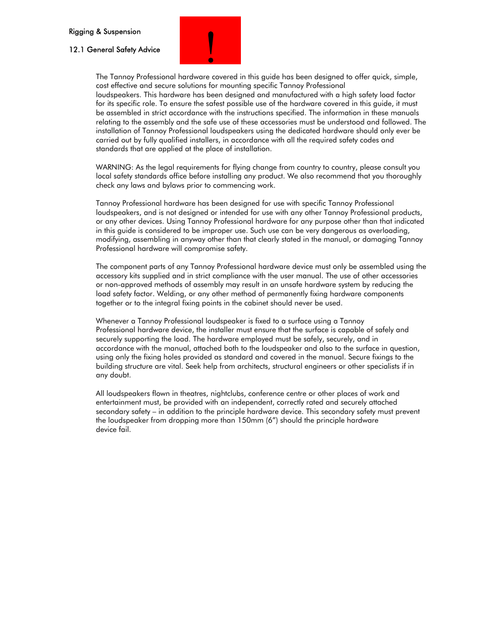 Tannoy V12HP User Manual | Page 11 / 22
