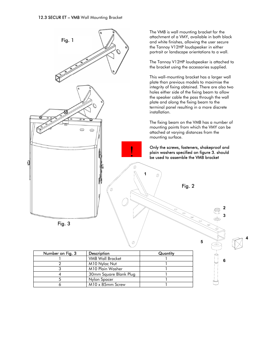Tannoy V12 HP User Manual | Page 11 / 19