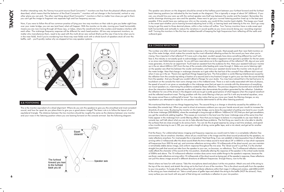 Tannoy PASSIVE STUDIO MONITORS 6 User Manual | Page 4 / 10