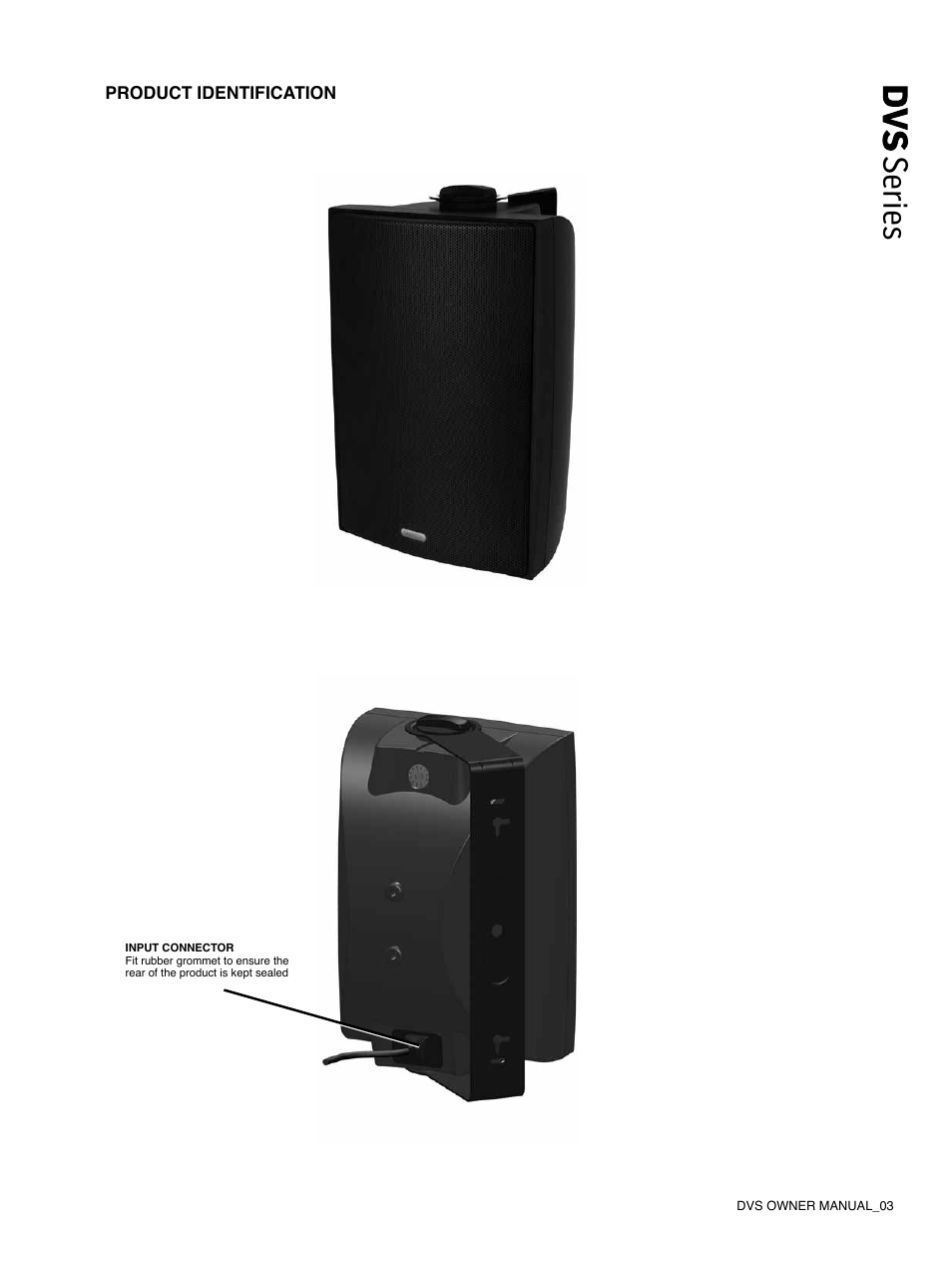 Series | Tannoy DVS Series User Manual | Page 3 / 12