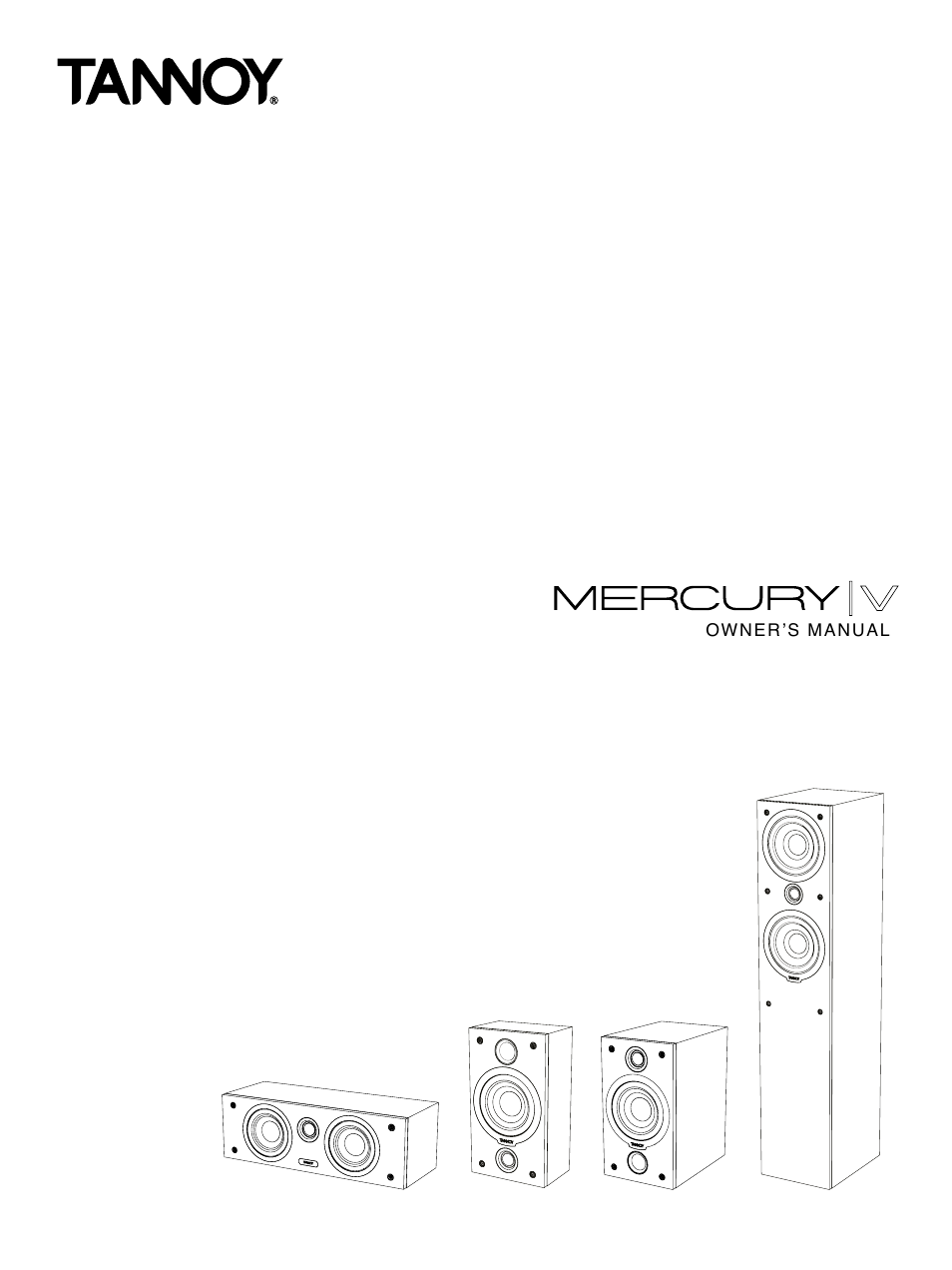 Tannoy Mercury V User Manual | 12 pages