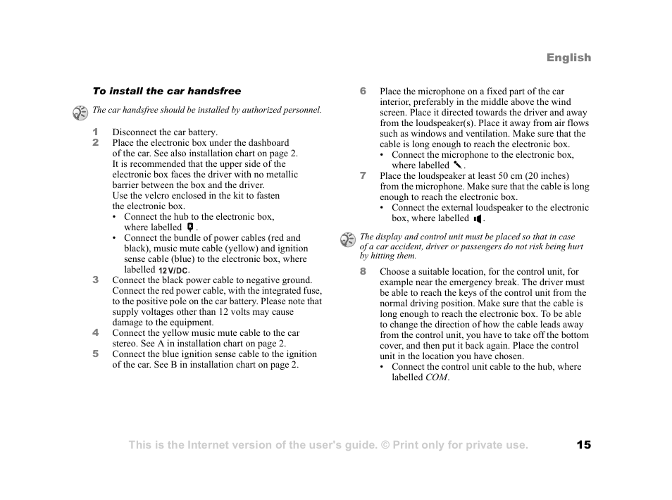 Tannoy HCB-700 User Manual | Page 15 / 111