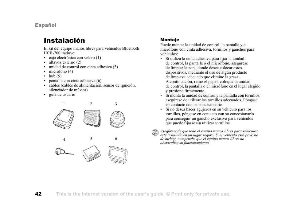 Instalación, Instalación 42 | Tannoy HCB-700 User Manual | Page 42 / 111