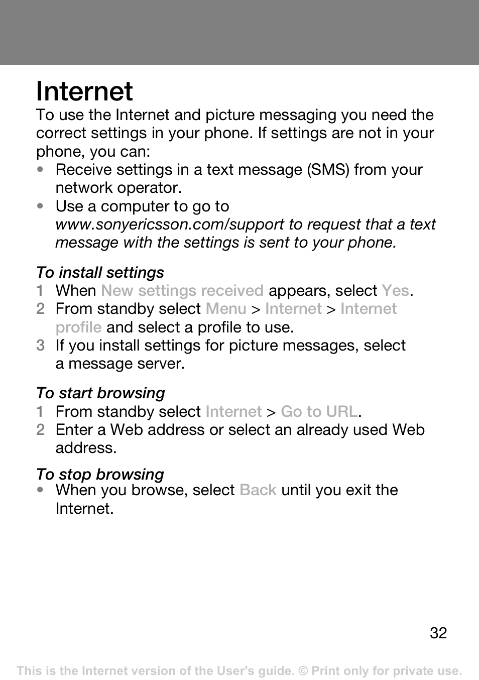 Internet | Tannoy T250I User Manual | Page 32 / 42