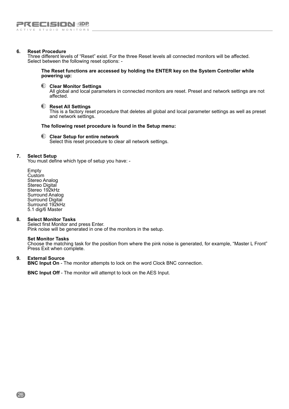 Tannoy ACTIVE STUDIO MONITORS User Manual | Page 26 / 56