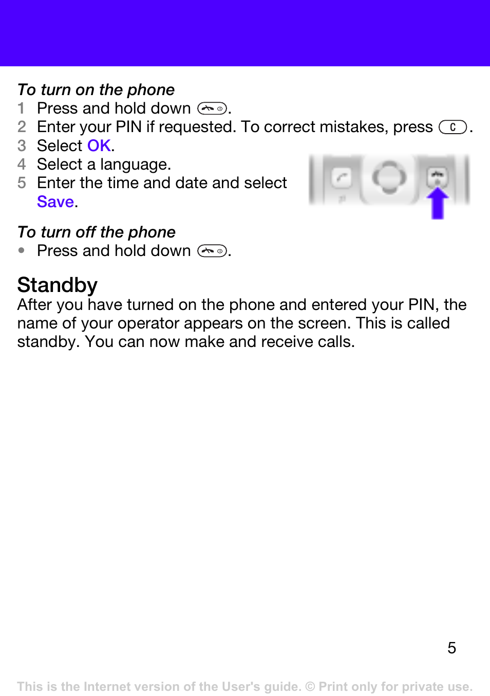 Standby | Tannoy T303 User Manual | Page 5 / 42