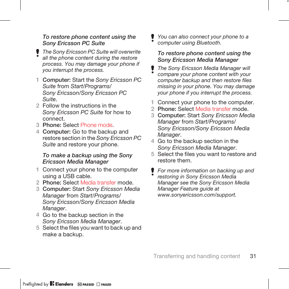 Tannoy WALKMAN W715 User Manual | Page 31 / 88
