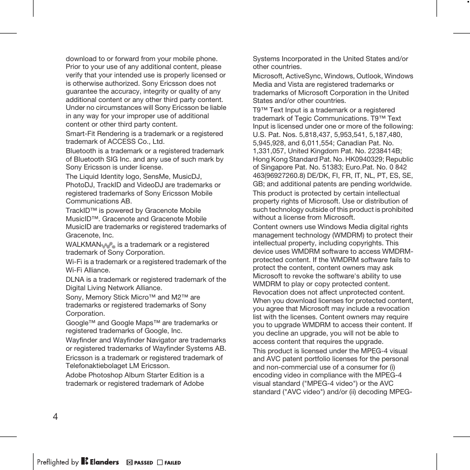 Tannoy WALKMAN W715 User Manual | Page 4 / 88