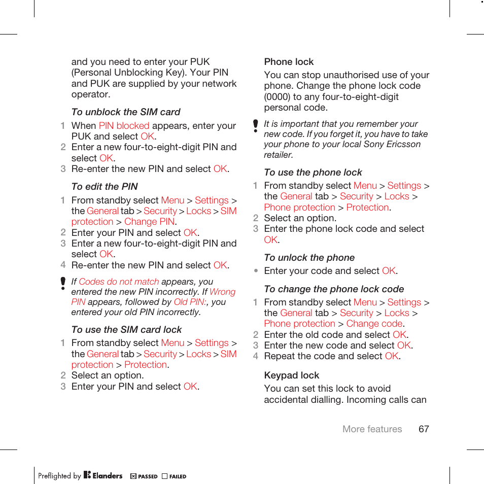 Tannoy WALKMAN W715 User Manual | Page 67 / 88
