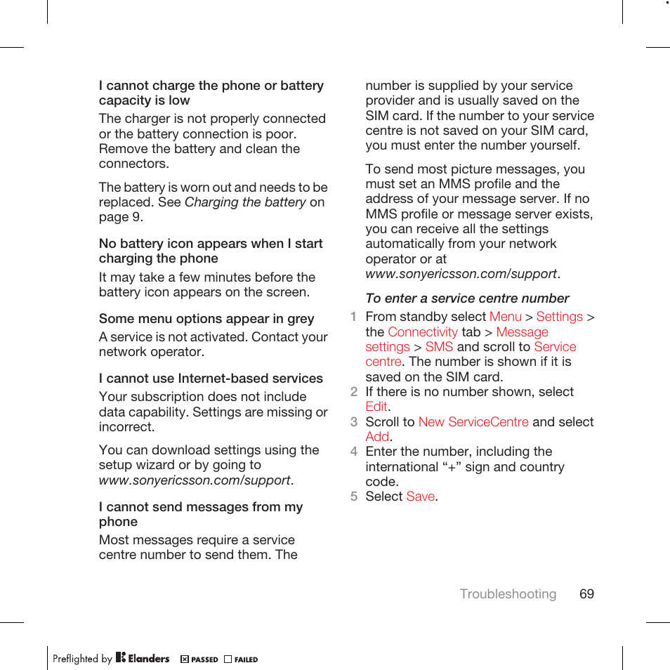 Tannoy WALKMAN W715 User Manual | Page 69 / 88