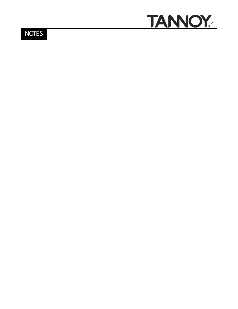 Tannoy SUBWOOFERS User Manual | Page 4 / 28