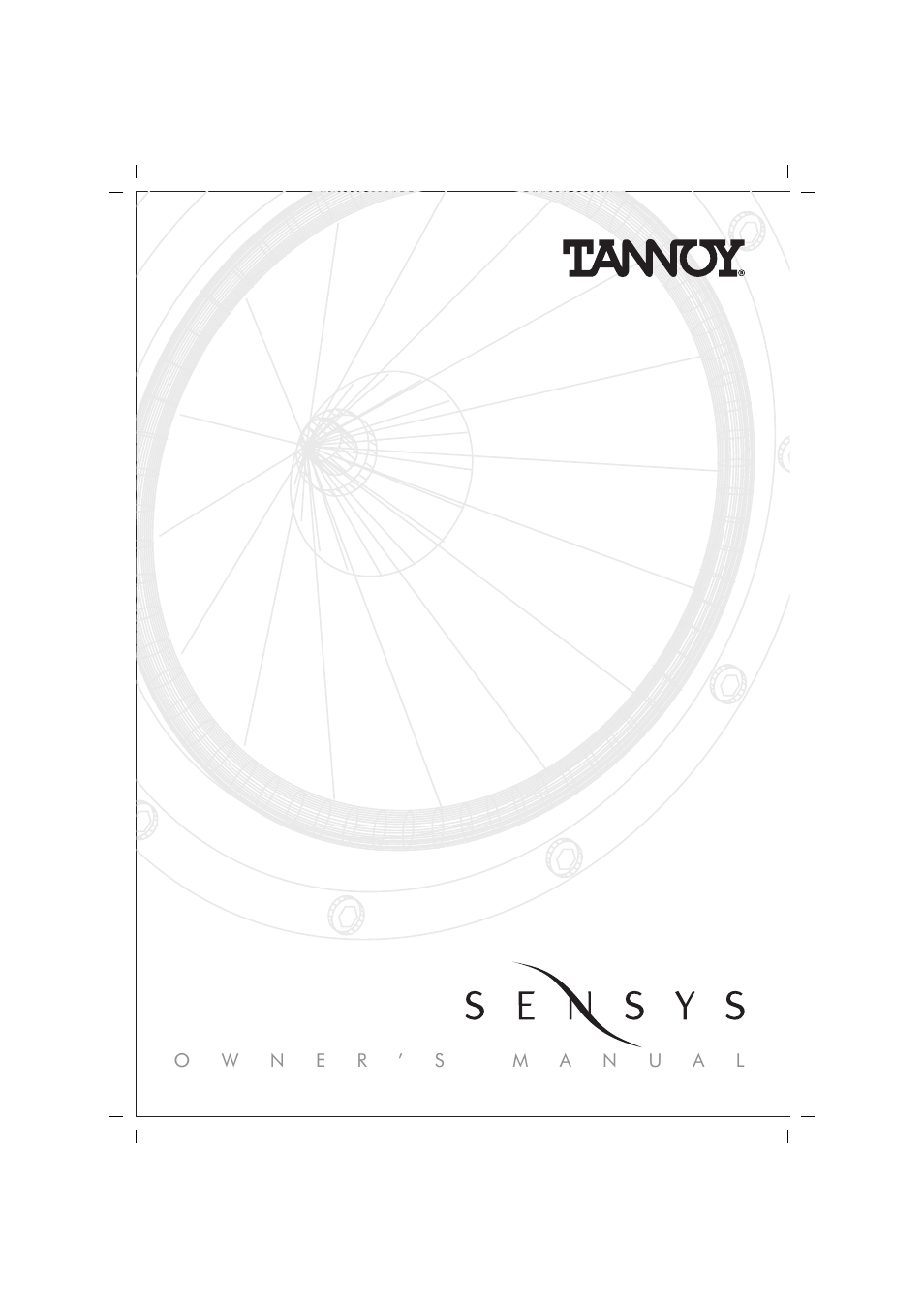 Tannoy Sensys R User Manual | 16 pages