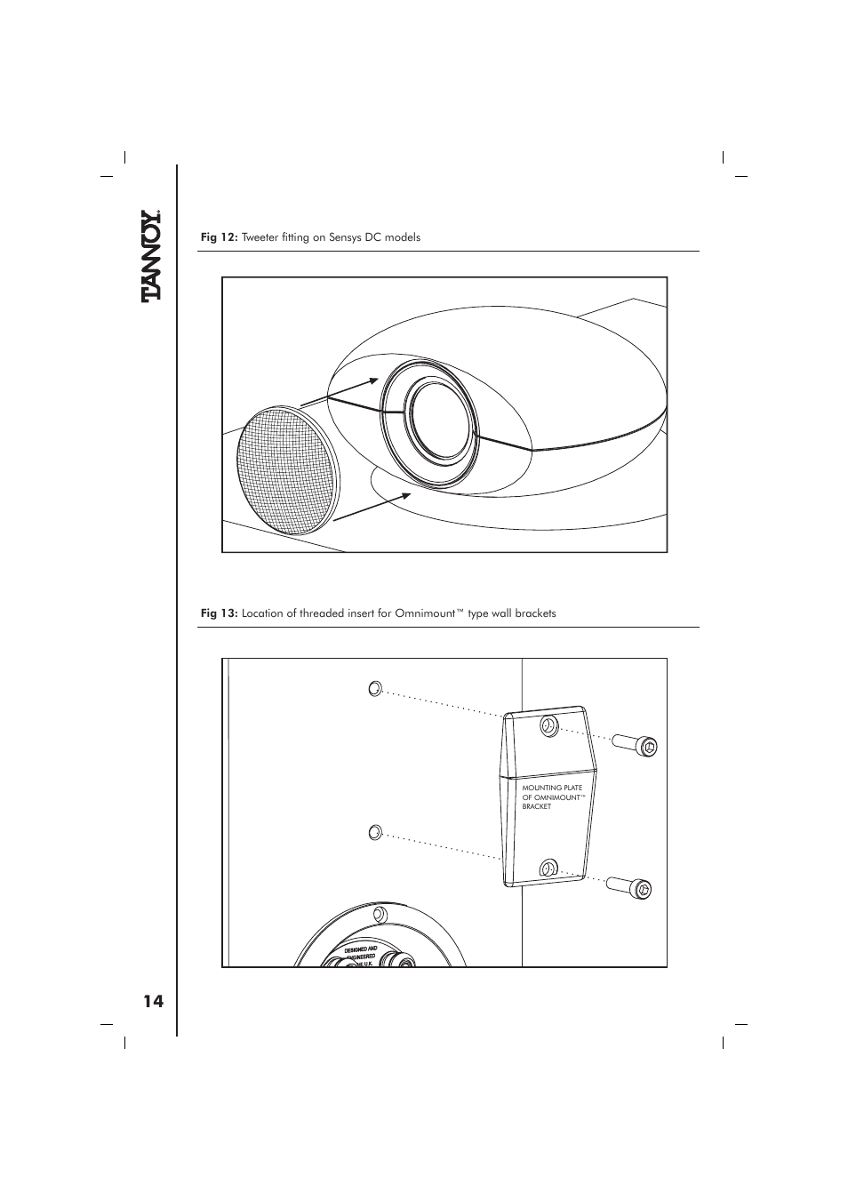 Tannoy Sensys R User Manual | Page 14 / 16
